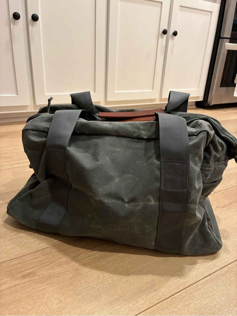 NWT GORUCK Heritage Kit Bag 32L Duffel Charcoal Gray W/ Shoulder Strap